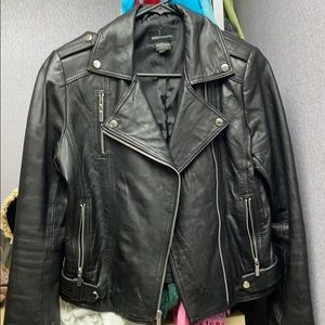 Beautiful leather motorcycle jacket